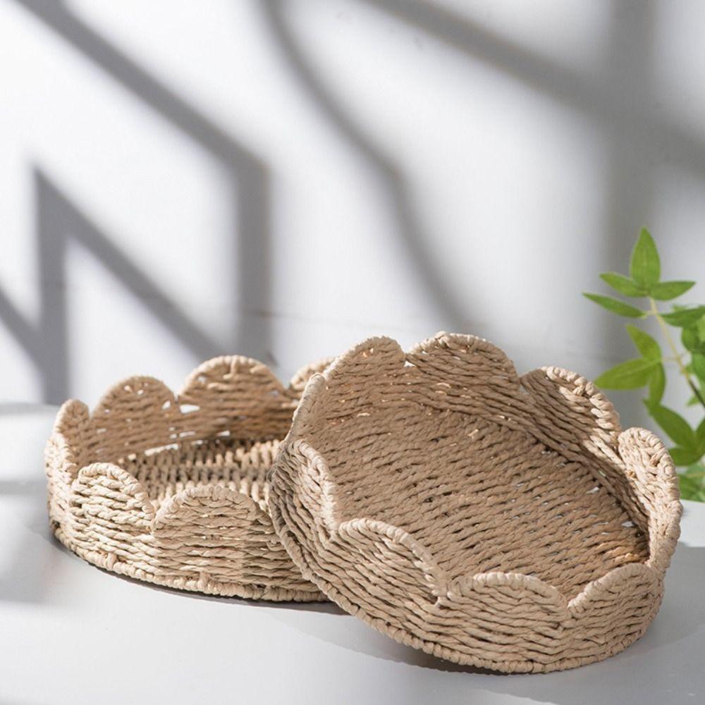 Japanese Style Fan-shaped Storage Basket Decorative Multipurpose Storage Basket Living Room Style A
Japanese Style Fan-shaped Storage Basket Decorative Multipurpose Storage Basket Living Room Style A