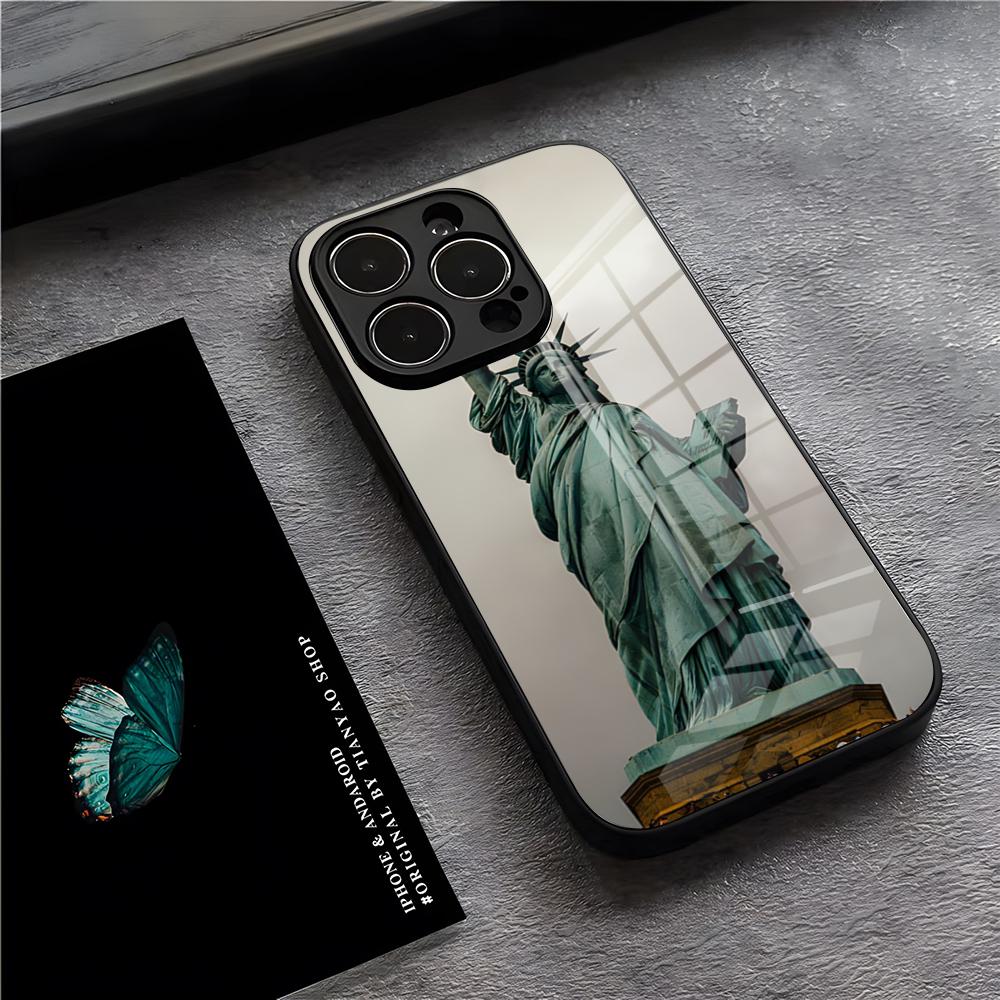 Statue Of Liberty Phone Case For IPhone 17 Pro Max 15 Pro 16 14 Plus 12 13 Mini 11 Pro Shockproof Glass Cover iPhone11 ProMax
Statue Of Liberty Phone Case For IPhone 17 Pro Max 15 Pro 16 14 Plus 12 13 Mini 11 Pro Shockproof Glass Cover iPhone11 ProMax