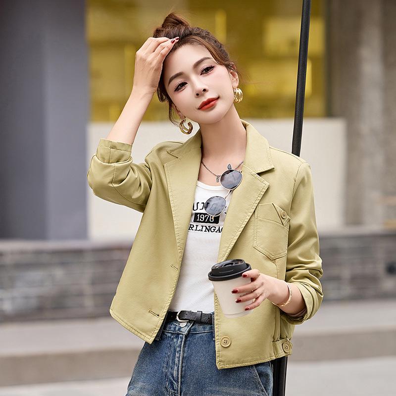 Women s Casual PU Leather Suit Collar Jacket - Spring/Autumn 2025 Style XG9958 L (55-63 kg)
Women s Casual PU Leather Suit Collar Jacket - Spring/Autumn 2025 Style XG9958 L (55-63 kg)
