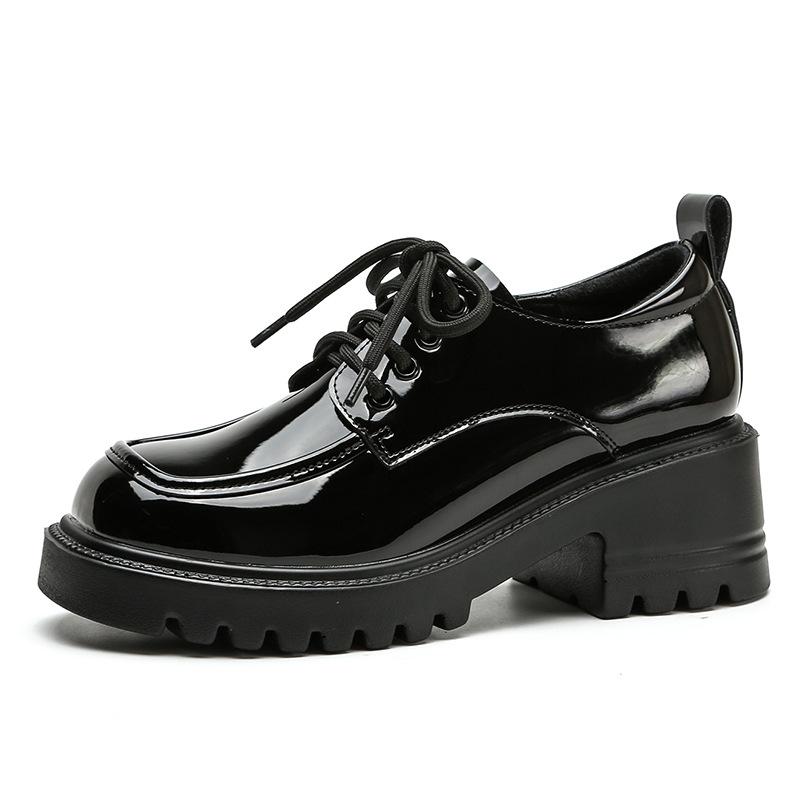 Тринадцать линий натуральной кожи~ туфли на шнуровке на высоком каблуке, весна-осень 2025, новые туфли с квадратной головкой, толстый каблук, британский стиль, маленькая кожа 40
Тринадцать линий натуральной кожи~ туфли на шнуровке на высоком каблуке, весна-осень 2025, новые туфли с квадратной головкой, толстый каблук, британский стиль, маленькая кожа 40