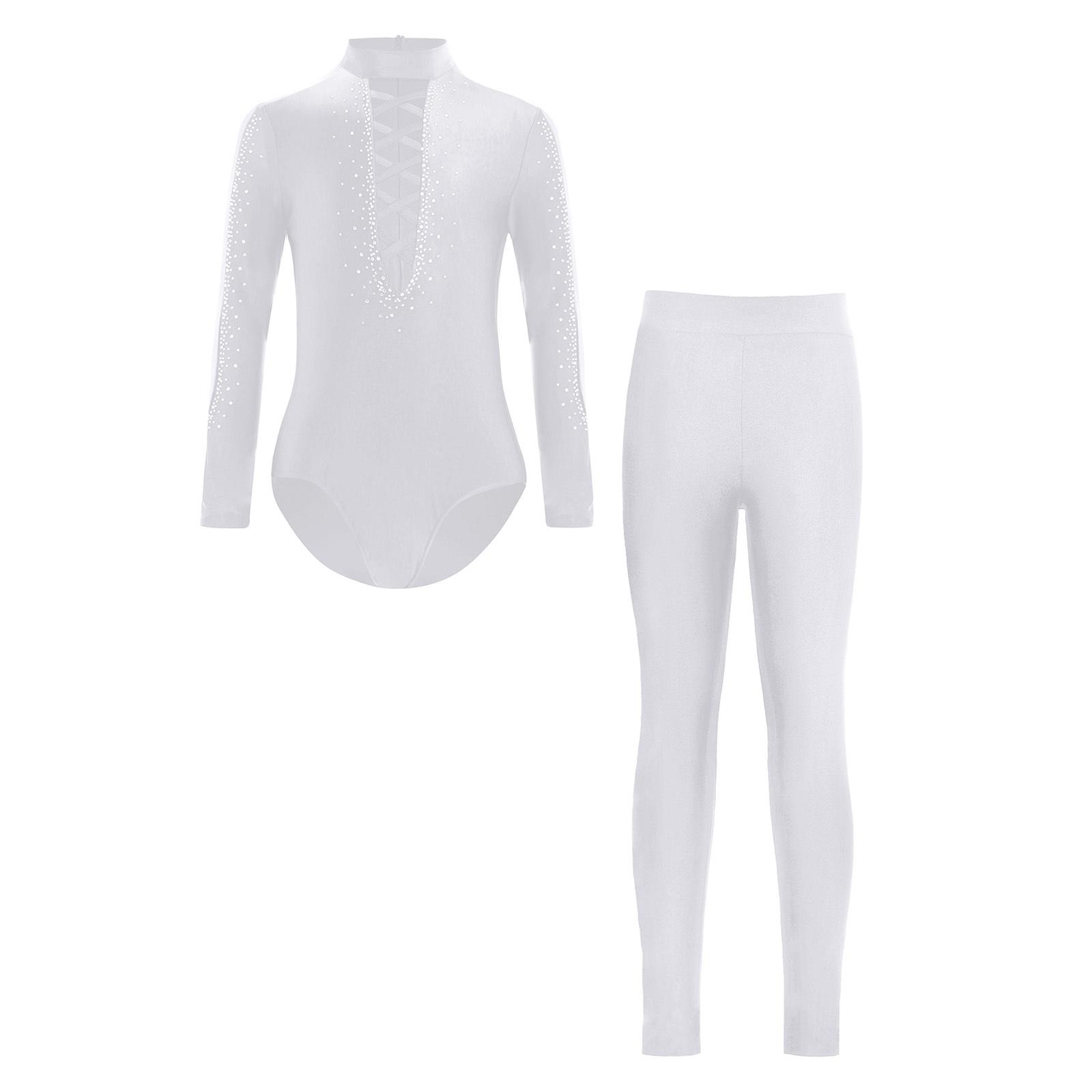 Boys Glittery Rhinestones Mesh Leotard Long Sleeve Hollow Out Crisscross Strappy Front Bodysuit Leggings 5-6 Years білий
Boys Glittery Rhinestones Mesh Leotard Long Sleeve Hollow Out Crisscross Strappy Front Bodysuit Leggings 5-6 Years білий