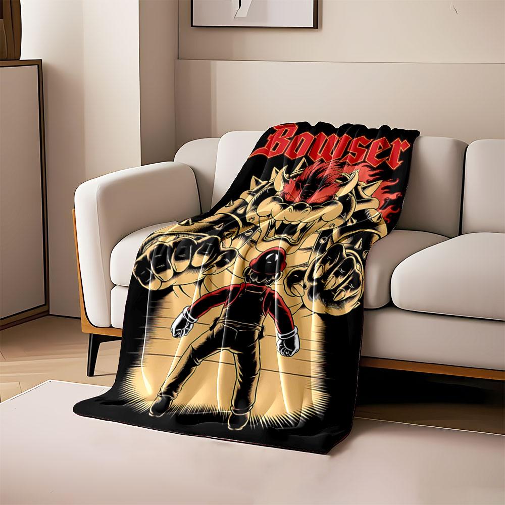A character faces a large, menacing creature with fiery red eyes. for all seasons blanket lunch break throw gift 80cm x 120cm
A character faces a large, menacing creature with fiery red eyes. for all seasons blanket lunch break throw gift 80cm x 120cm
