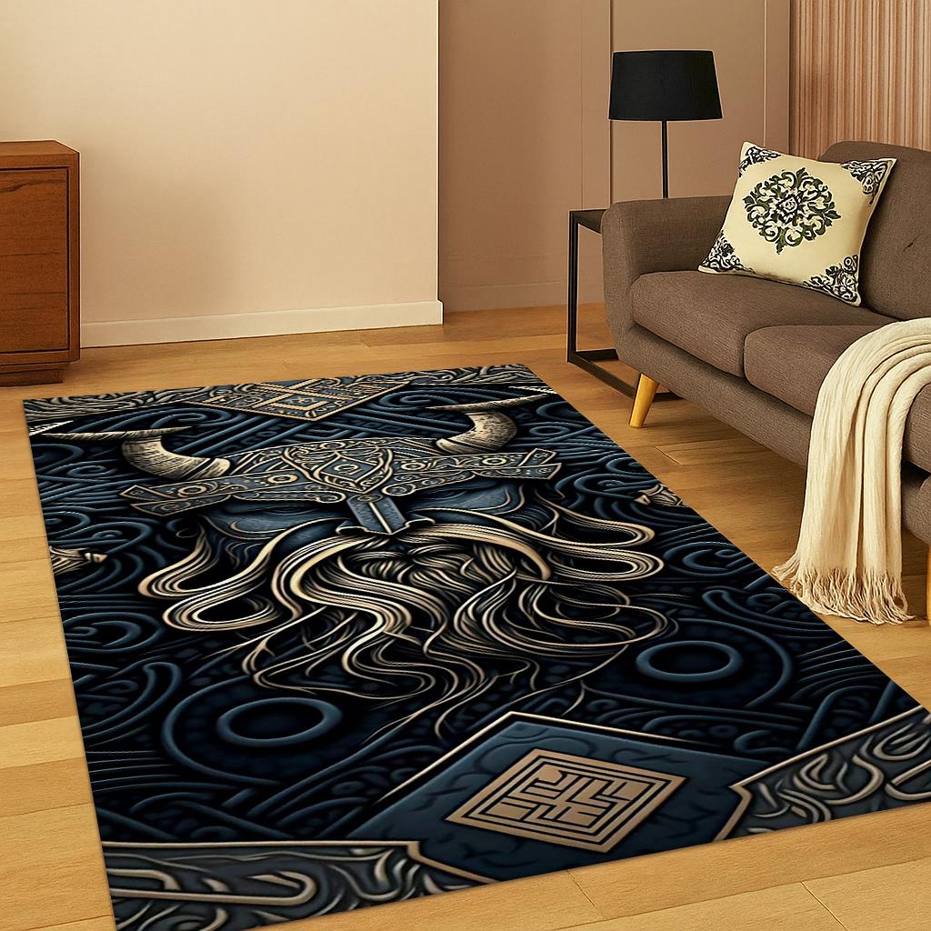 Mysterious Crow Viking Rune Yggdrasil Norse Carpet Rug for Living Room Sofa Home Bedroom Doormat Decor,Kid Play Non-slip Area 40x60cm
Mysterious Crow Viking Rune Yggdrasil Norse Carpet Rug for Living Room Sofa Home Bedroom Doormat Decor,Kid Play Non-slip Area 40x60cm