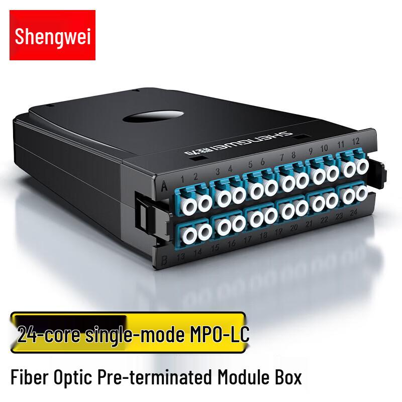Shengwei FMP-24ML-S MPO-LC Fiber Optic Module Box
Shengwei FMP-24ML-S MPO-LC Fiber Optic Module Box