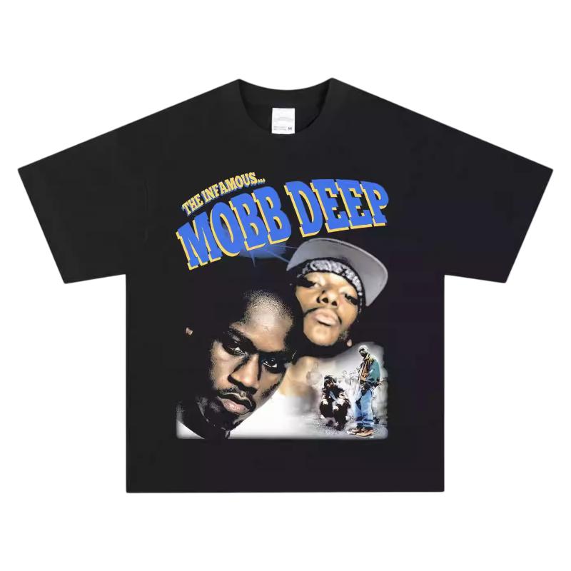 Mobb Deep TShirt Unisex East Coast Hardcore Rap Crew Neck Oversized Pure Cotton High Street Fashion Tops For Men Women S
Mobb Deep TShirt Unisex East Coast Hardcore Rap Crew Neck Oversized Pure Cotton High Street Fashion Tops For Men Women S