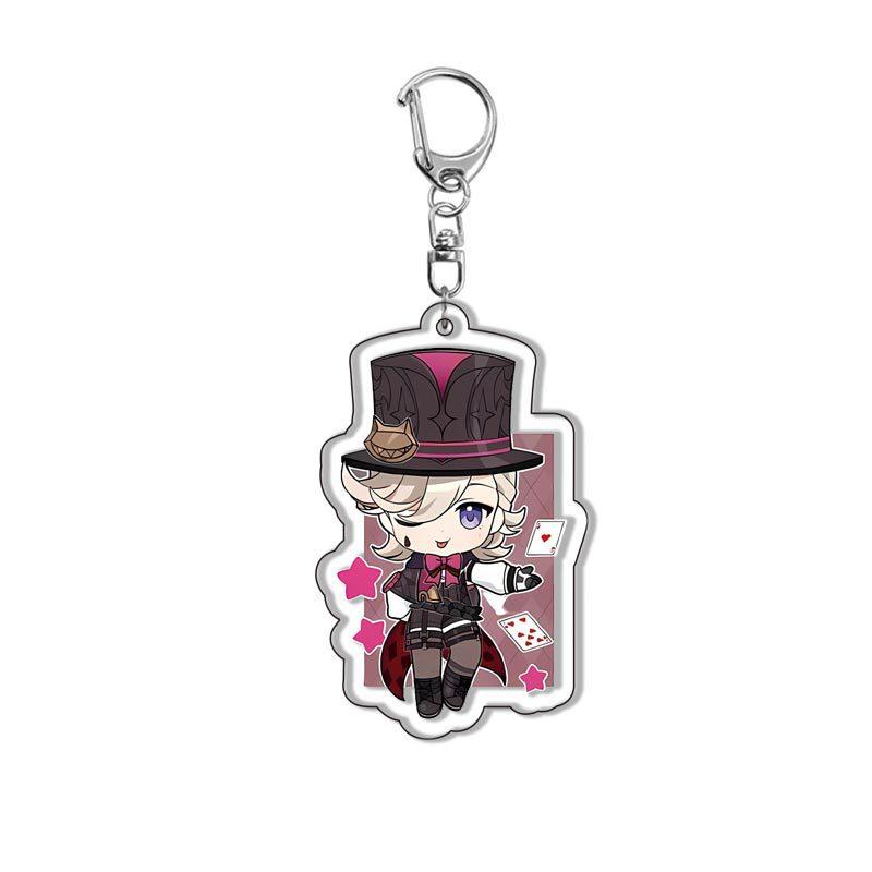 Lyney Genshin Impact Keychain Magician Kawaii Student Cartoon Game Keyring Characters Decor Model Toys Exquisite Birthday Gift
Lyney Genshin Impact Keychain Magician Kawaii Student Cartoon Game Keyring Characters Decor Model Toys Exquisite Birthday Gift