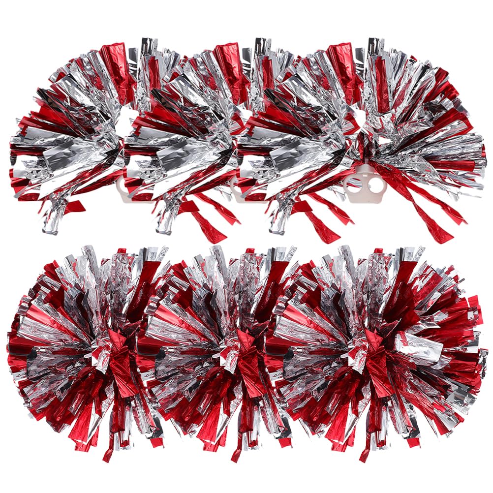 LIOOBO Hand Free Cheer Pom Glitter Pom Dance with Cheerleader Cheer Play Sports 6 Red Silver Poms, Poms, Handles, Props, Kids, Adults, Teams, Parts, красный
LIOOBO Hand Free Cheer Pom Glitter Pom Dance with Cheerleader Cheer Play Sports 6 Red Silver Poms, Poms, Handles, Props, Kids, Adults, Teams, Parts, красный