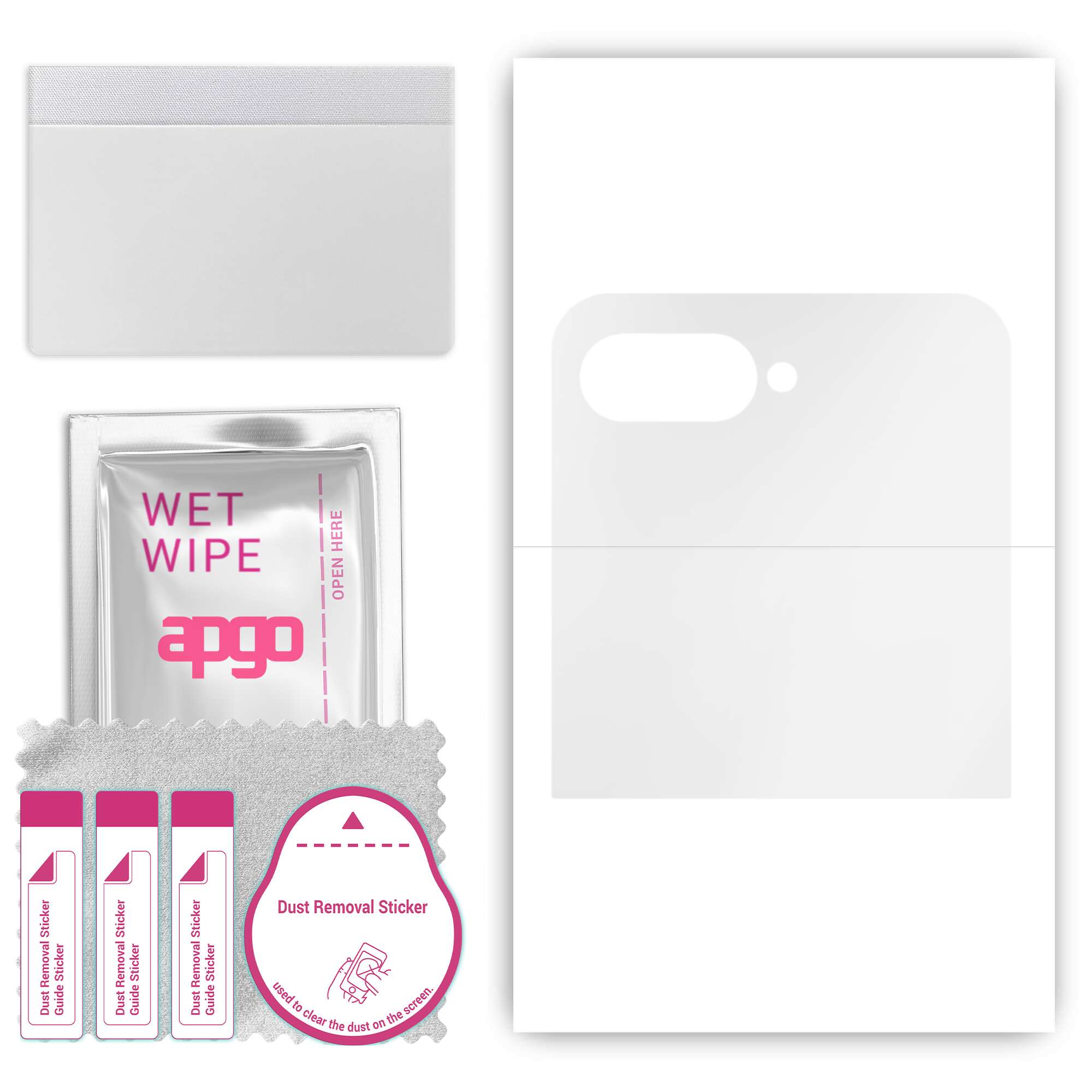 apgo Hydrogel Ultra-Clear Screen Protector для Motorola Razr 40 Ultra, гідрогелева плівка, гнучкий, м’який ТПУ з позиціонуючим шаром, легке встановлення
apgo Hydrogel Ultra-Clear Screen Protector для Motorola Razr 40 Ultra, гідрогелева плівка, гнучкий, м’який ТПУ з позиціонуючим шаром, легке встановлення