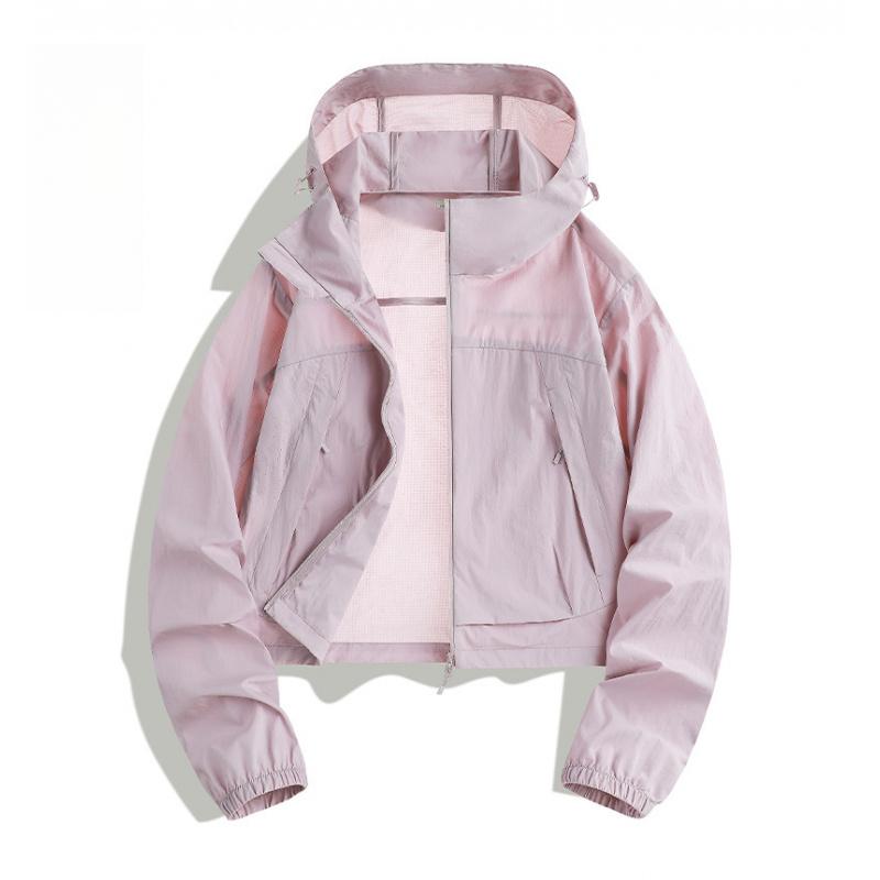 New Summer Sun Protection Jacket For Women Short Style For Petite Women UPF50+ UV Protection Simple Commuting Coat L рожевий
New Summer Sun Protection Jacket For Women Short Style For Petite Women UPF50+ UV Protection Simple Commuting Coat L рожевий