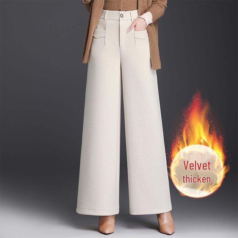 Women s Winter 2025 High-Waisted Wide-Leg Velvet Wool Pants - Thick, Drapey, Casual, Baggy Long Style XL грязно-белый
Women s Winter 2025 High-Waisted Wide-Leg Velvet Wool Pants - Thick, Drapey, Casual, Baggy Long Style XL грязно-белый