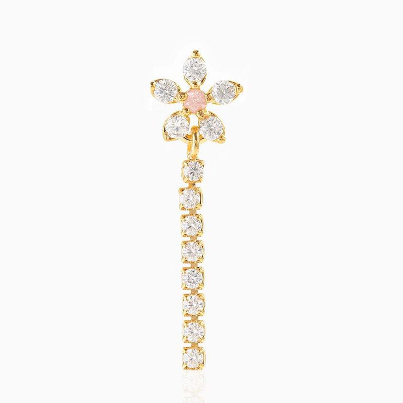 Fashion CZ Zircon Chain Piercing Earrings Crystal Green Leaf Stud Earrings for Women Gold Color Tiny Cartilage Zircon Gift
Fashion CZ Zircon Chain Piercing Earrings Crystal Green Leaf Stud Earrings for Women Gold Color Tiny Cartilage Zircon Gift