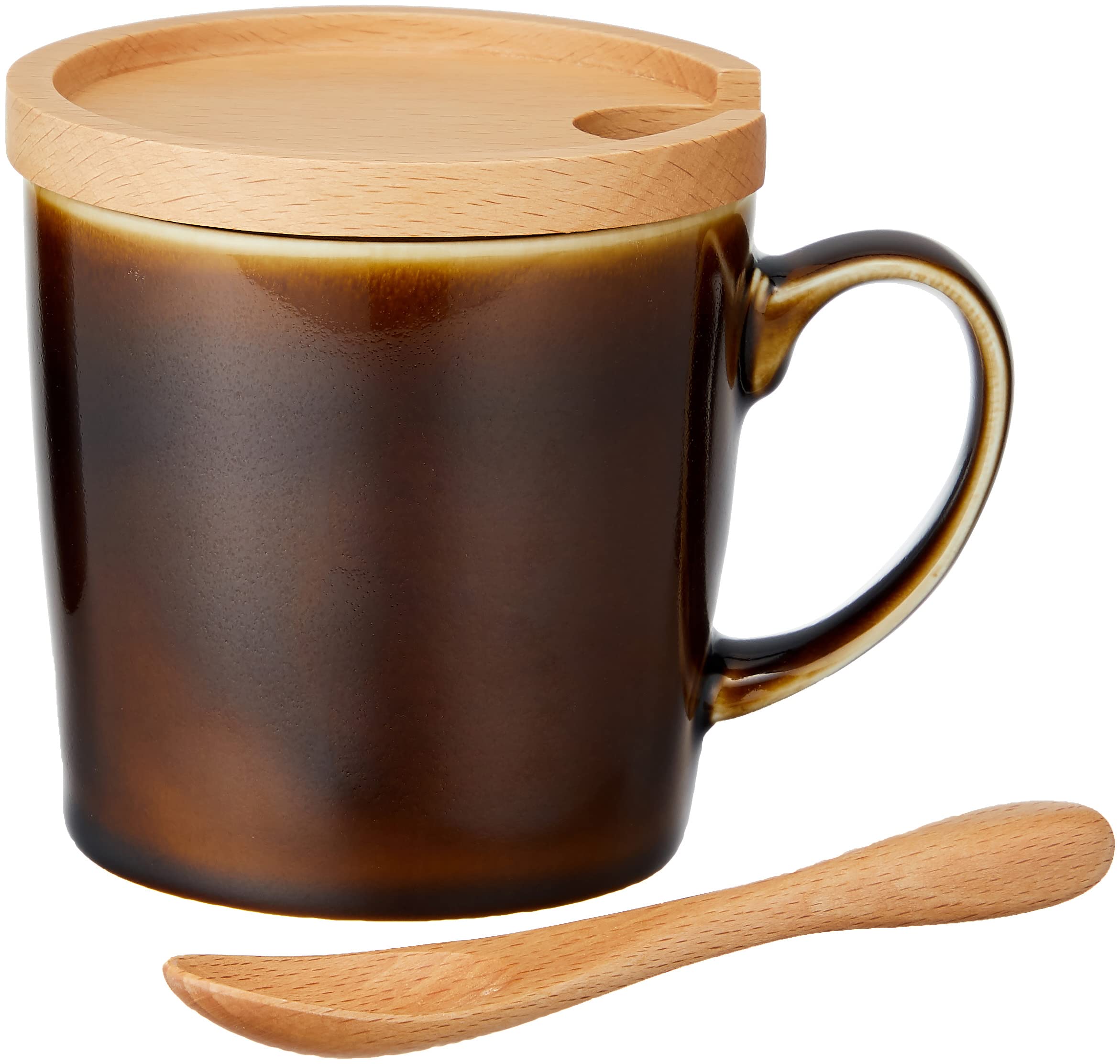 Ishimaru Pottery Hasami Ware Mug Cup with Wooden Lid and Wooden Spoon 180ml Combi Mug Candy Made in Japan 612136C230 Brown Approx.
Ishimaru Pottery Hasami Ware Mug Cup with Wooden Lid and Wooden Spoon 180ml Combi Mug Candy Made in Japan 612136C230 Brown Approx.
