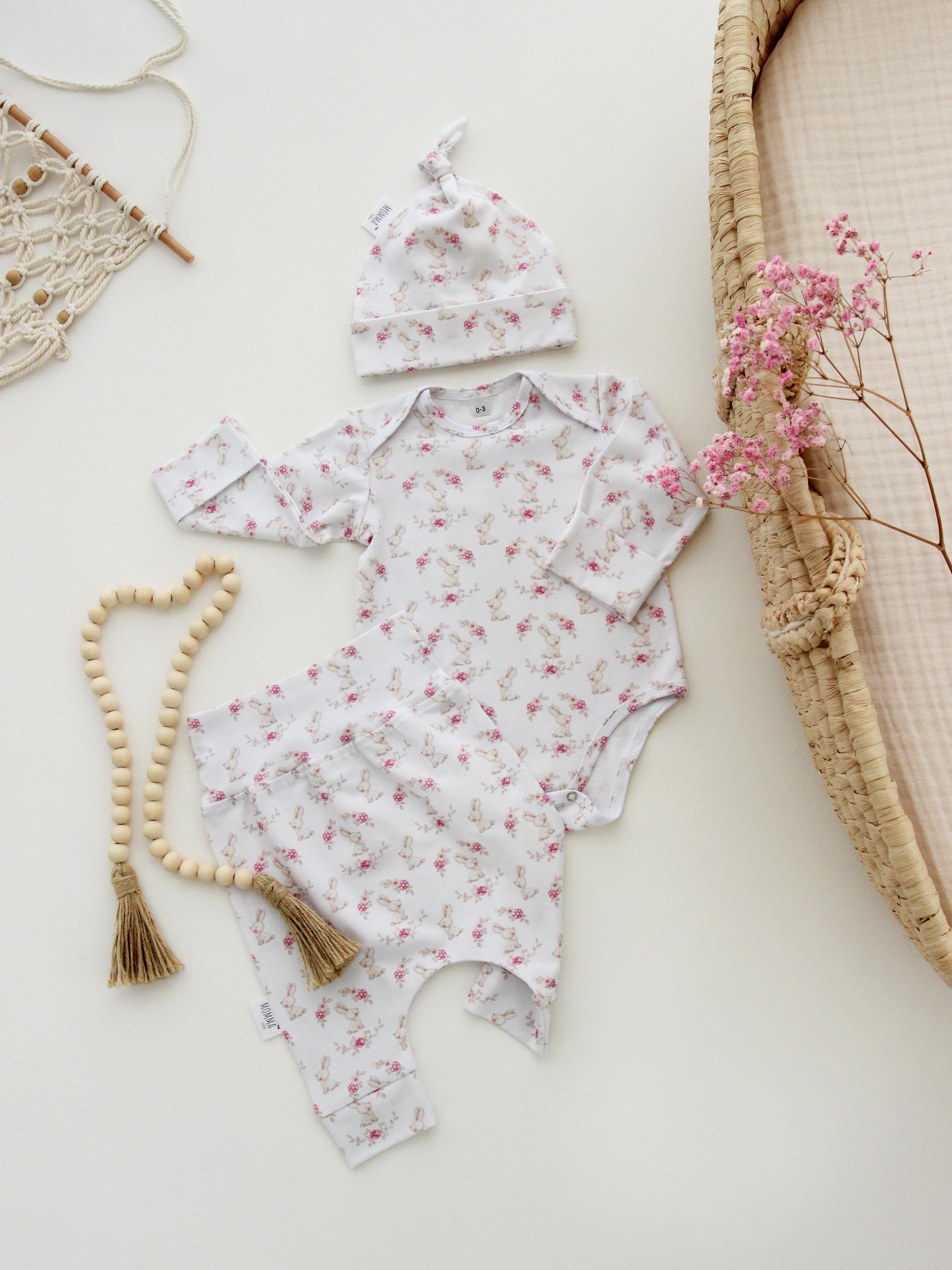 Боді, штанці, шапочка для малюка 680-740mm
Боді, штанці, шапочка для малюка 680-740mm