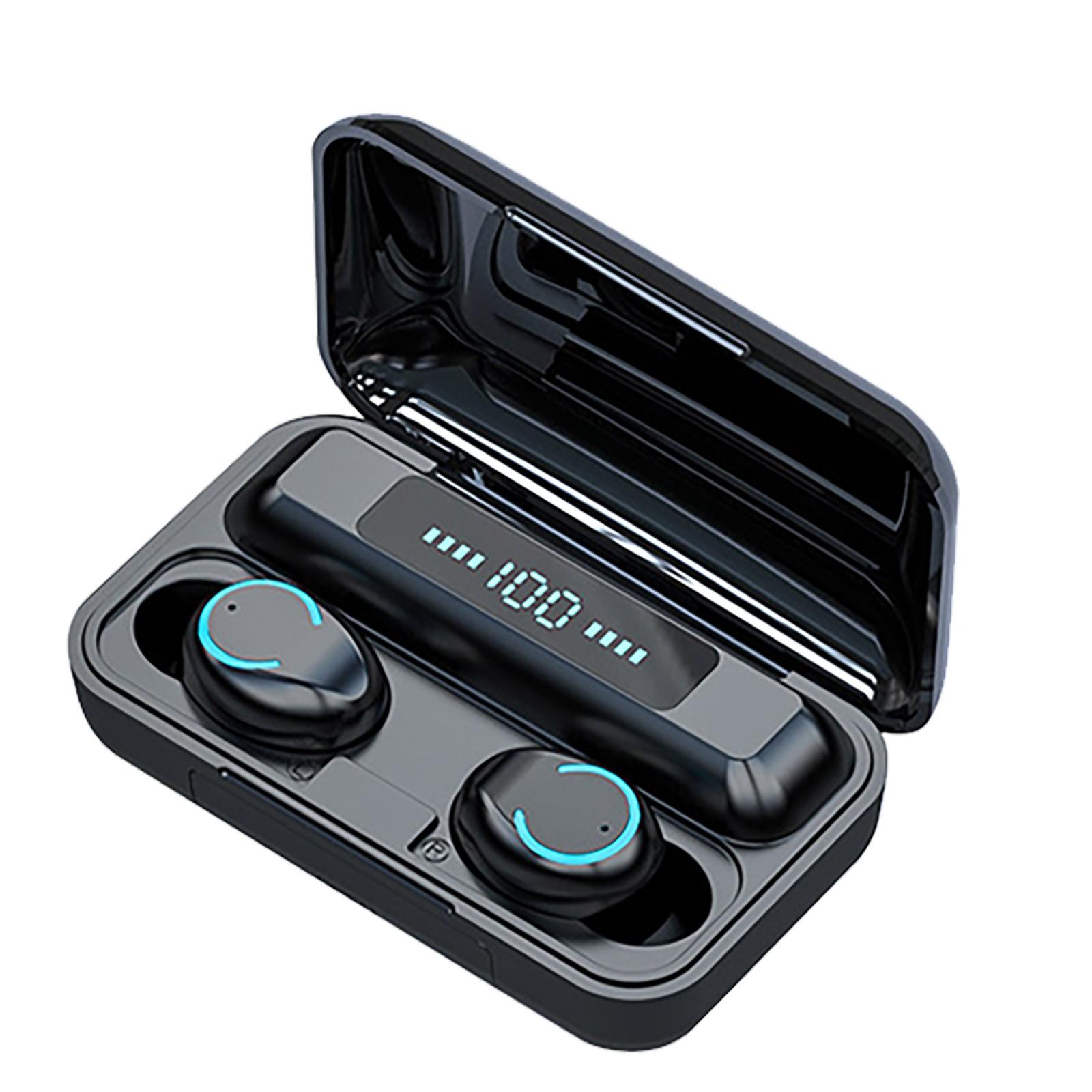 F9 9 Bluetooth наушники зарядное устройство беспроводные наушники 9D стерео спортивные водонепроницаемые наушники гарнитуры с микрофоном чёрный
F9 9 Bluetooth наушники зарядное устройство беспроводные наушники 9D стерео спортивные водонепроницаемые наушники гарнитуры с микрофоном чёрный