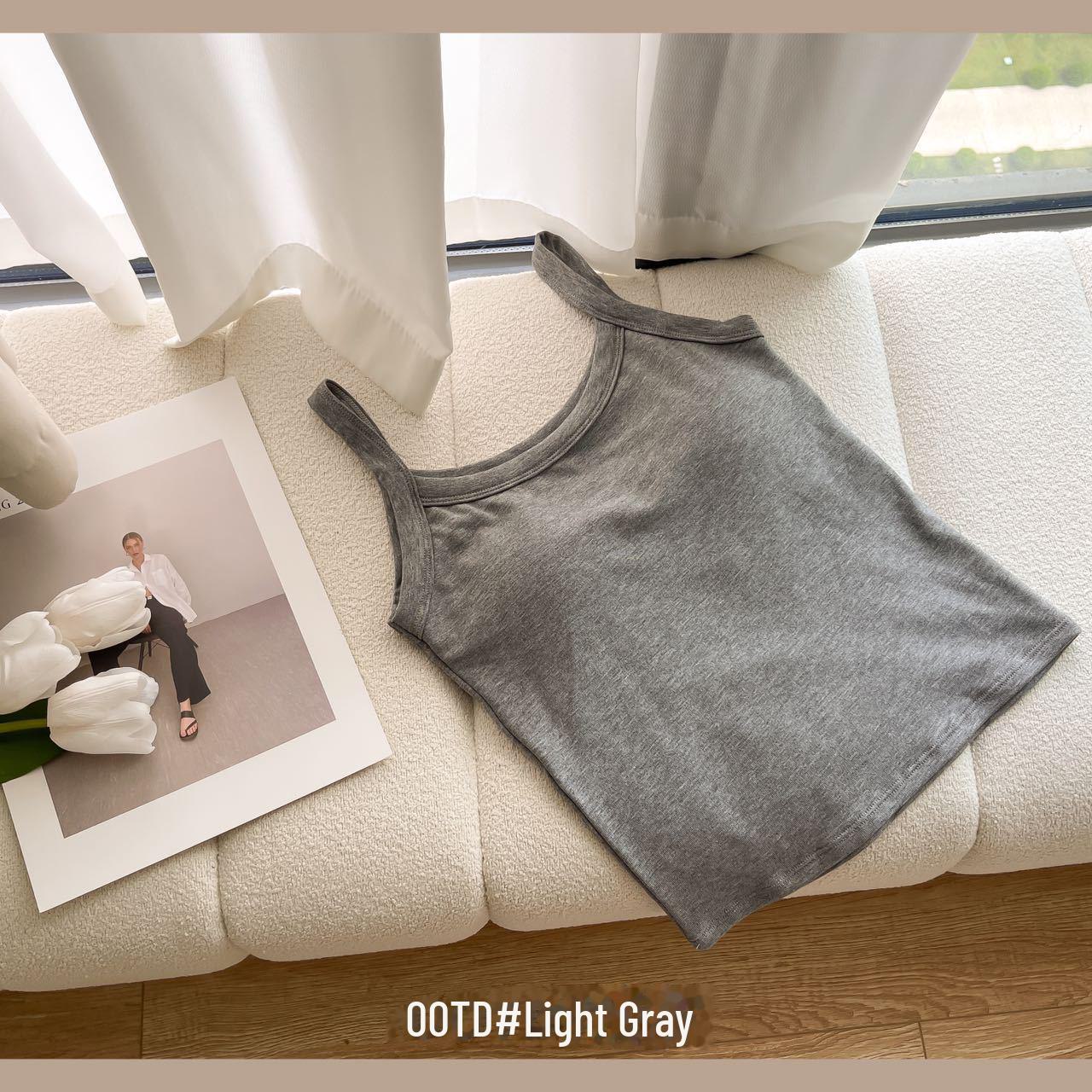 Женский бесшовный теплый жилет с нагрудными накладками - бархатный, облегающий, модный, универсальный, осенне-зимний, подтяжки для верхней одежды One size (80-130 catties) светло-серый
Женский бесшовный теплый жилет с нагрудными накладками - бархатный, облегающий, модный, универсальный, осенне-зимний, подтяжки для верхней одежды One size (80-130 catties) светло-серый