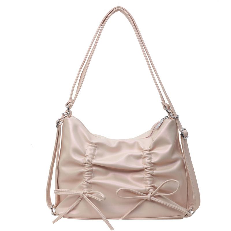 Стильная простая сумка-бант большой вместимости женская весенняя новая трендовая сумка через плечо розовый
Стильная простая сумка-бант большой вместимости женская весенняя новая трендовая сумка через плечо розовый
