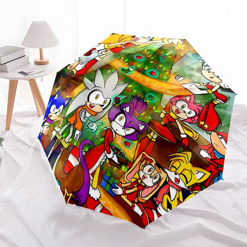 1pc Sonic & Friends Christmas Edition Automatic Opening Folding Umbrella 8 Rib Iron Frame, Portable Design, Outdoor Use, Holiday Gift for Fans, Travel
1pc Sonic & Friends Christmas Edition Automatic Opening Folding Umbrella 8 Rib Iron Frame, Portable Design, Outdoor Use, Holiday Gift for Fans, Travel