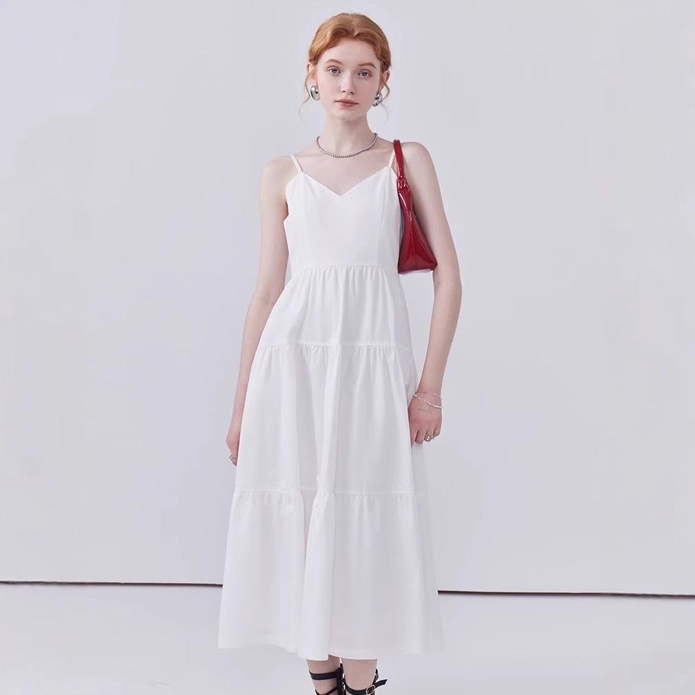 2025 Summer French V-neck Backless Spaghetti Strap Dress for Women Extra Large
2025 Summer French V-neck Backless Spaghetti Strap Dress for Women Extra Large