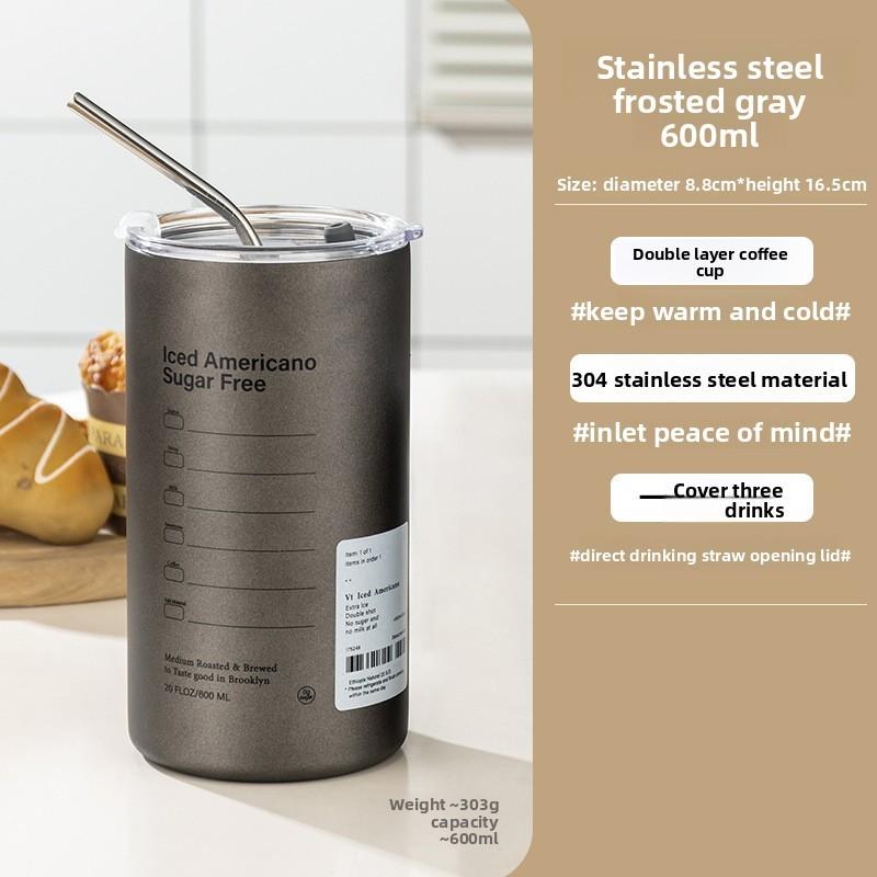 Durable Stainless Steel Insulated Mug With Silicone Straws For Office And Gift Giving
Durable Stainless Steel Insulated Mug With Silicone Straws For Office And Gift Giving