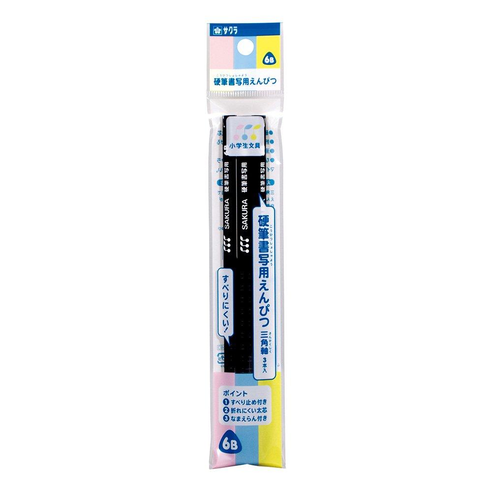 Sakura Crepas Elementary School Stationery Hard Copying Pencil 6B Triangular G Pencil 3P x 10 Pieces 6B-3P(10)
Sakura Crepas Elementary School Stationery Hard Copying Pencil 6B Triangular G Pencil 3P x 10 Pieces 6B-3P(10)