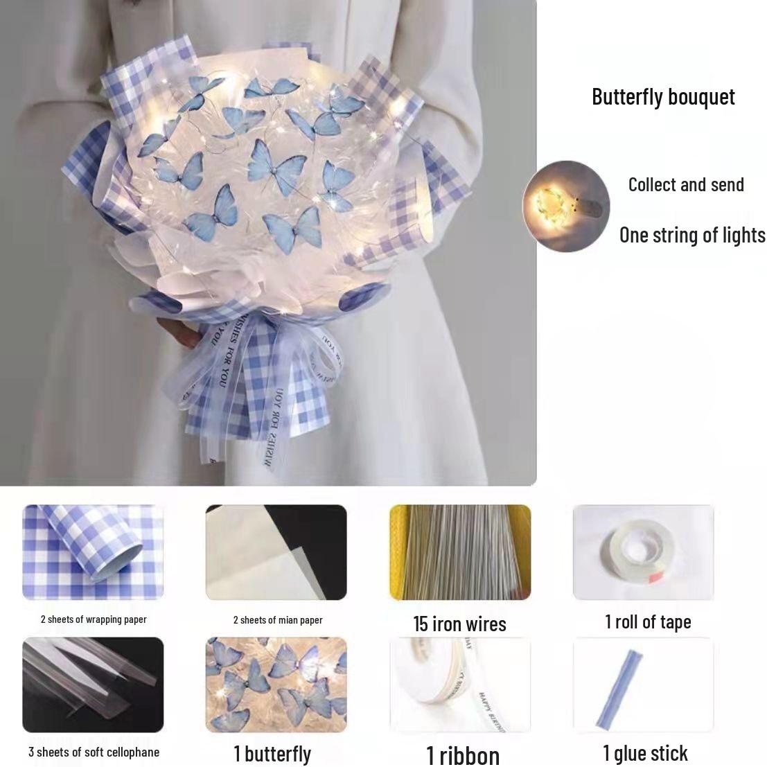 Набор для создания букета из бабочек своими руками - Идеальный подарок на день рождения для лучшей подруги
Набор для создания букета из бабочек своими руками - Идеальный подарок на день рождения для лучшей подруги