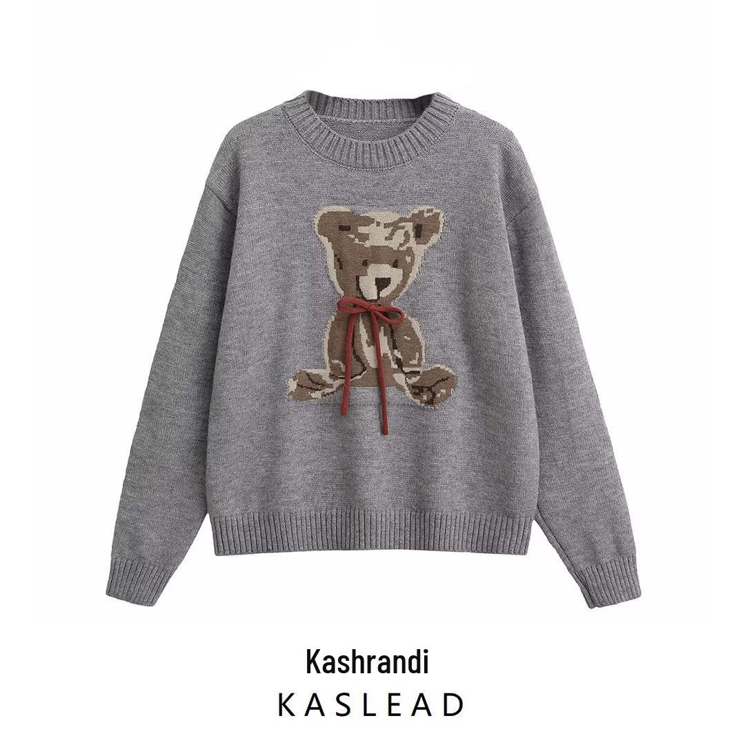 2024 Women s Winter Knitted Sweater - European & American Style, Round Neck with Bear Bow Brooch One Size серый
2024 Women s Winter Knitted Sweater - European & American Style, Round Neck with Bear Bow Brooch One Size серый