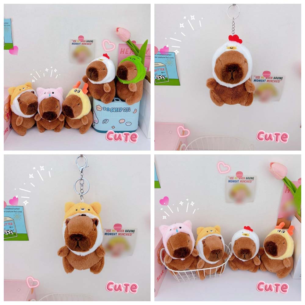 Water Guinea Pig Plush Capybara Keychain Cartoon Stuffed Doll Capybara Plush Toy Kids Brown-Circular
Water Guinea Pig Plush Capybara Keychain Cartoon Stuffed Doll Capybara Plush Toy Kids Brown-Circular