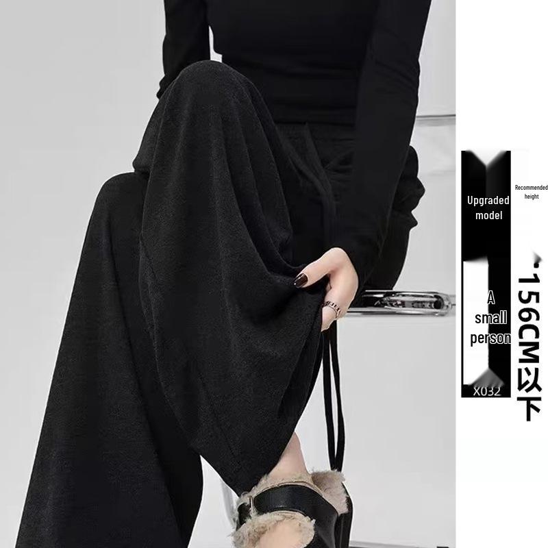 Women s High-Waist Wide-Leg Cashmere Pants - Spring/Autumn Korean Style, Soft Velvet Lining. Medium
Women s High-Waist Wide-Leg Cashmere Pants - Spring/Autumn Korean Style, Soft Velvet Lining. Medium