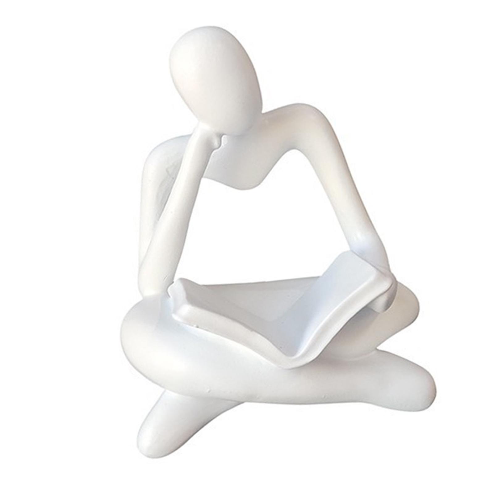 Nordic Style Abstract Thinker Statue Tabletop Collectable Shelf Creative Human Figurine for Cafe Holiday Decorations Home Office белый
Nordic Style Abstract Thinker Statue Tabletop Collectable Shelf Creative Human Figurine for Cafe Holiday Decorations Home Office белый