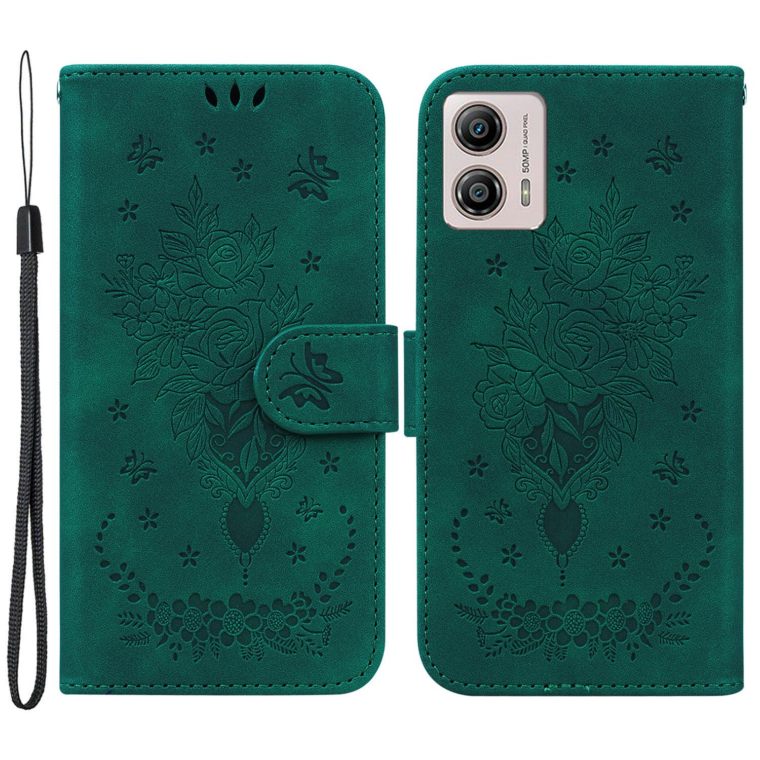 For Motorola Moto G13 4G/G23 4G/G53 5G Rose Butterfly Imprinted Stand Phone Cover Wallet Leather Case Green
For Motorola Moto G13 4G/G23 4G/G53 5G Rose Butterfly Imprinted Stand Phone Cover Wallet Leather Case Green
