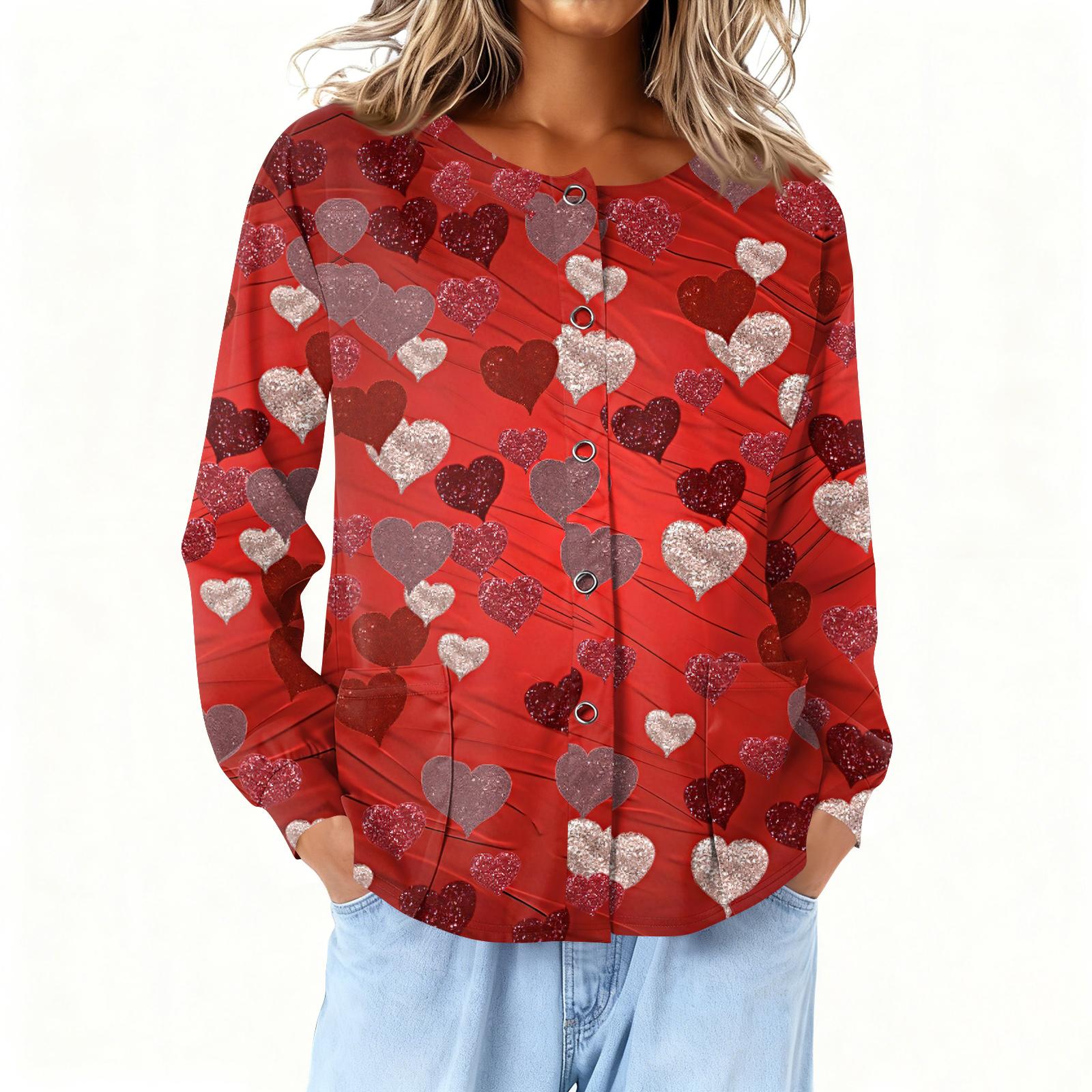 Women Long Sleeve Printed Pocket Working Stand Collar Single-breasted Protective Overalls Cardigan Jacket Top XL винний
Women Long Sleeve Printed Pocket Working Stand Collar Single-breasted Protective Overalls Cardigan Jacket Top XL винний