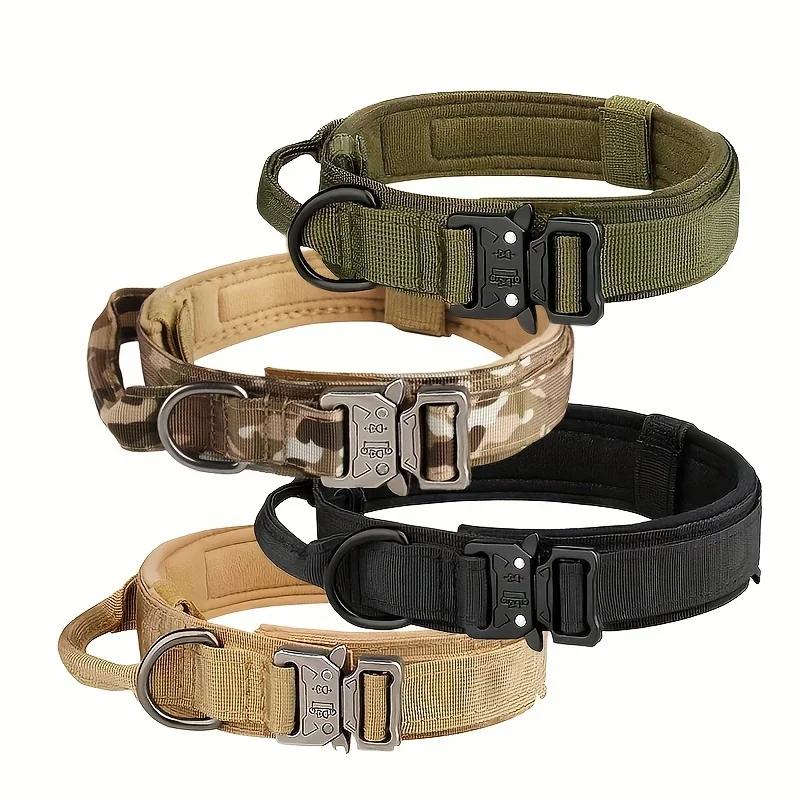 Tactical Hunting Dog Collar Traction Rope Zinc Alloy Imitation Nylon Velcro Adjustable in Size Hunt Accessories
Tactical Hunting Dog Collar Traction Rope Zinc Alloy Imitation Nylon Velcro Adjustable in Size Hunt Accessories