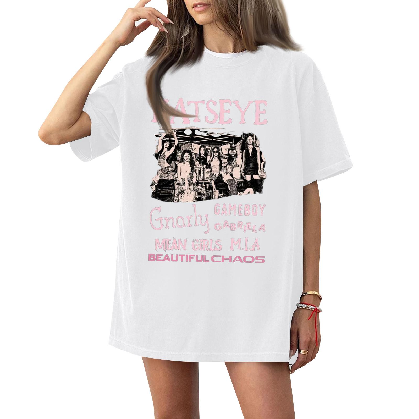 Жіноча футболка з круглим вирізом, з принтом, з короткими рукавами XL білий
Жіноча футболка з круглим вирізом, з принтом, з короткими рукавами XL білий