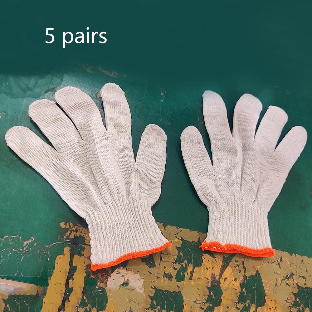 Cotton Safety Protection Work Gloves for Painter Mechanic Industrial Warehouse Gardening Construction 5 Pairs
Cotton Safety Protection Work Gloves for Painter Mechanic Industrial Warehouse Gardening Construction 5 Pairs