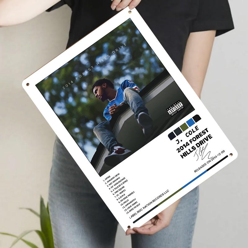 J Cole Forest Hills Drive Album Cover Custom Metal Tin Sign Music Decor Wall Art 20x30cm(7.8x11.8inch)
J Cole Forest Hills Drive Album Cover Custom Metal Tin Sign Music Decor Wall Art 20x30cm(7.8x11.8inch)