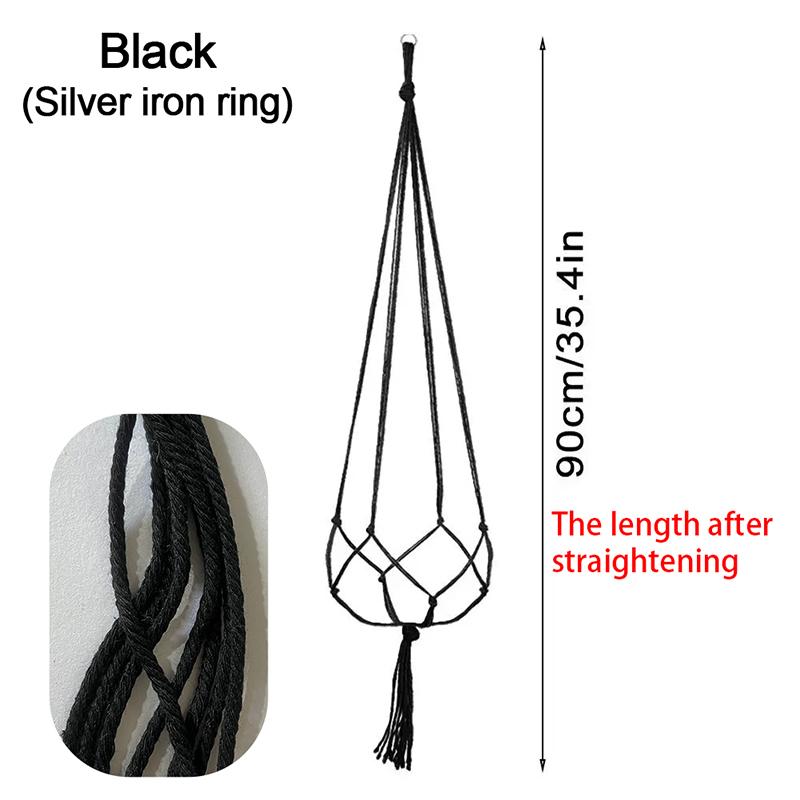 Hanging Plant Pot Hanging Basket Vases with Hook Creative Macrame Suspension Plant Planters for Hanging Flower Pot Net
Hanging Plant Pot Hanging Basket Vases with Hook Creative Macrame Suspension Plant Planters for Hanging Flower Pot Net