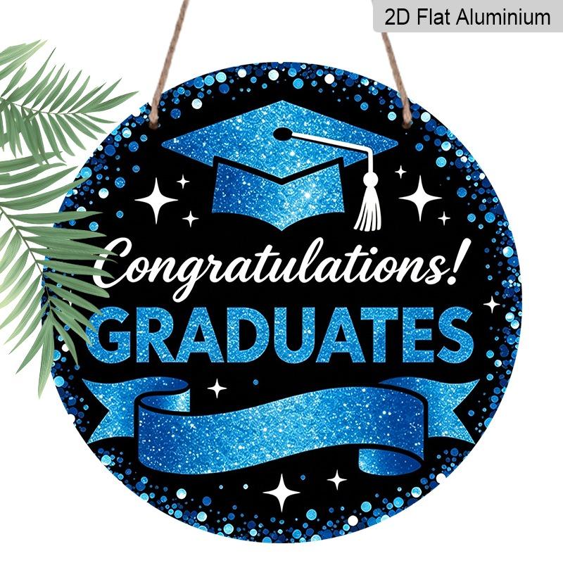 2D Flat Aluminum 2026 Graduation-themed Wall Hanging Is Available in Multiple Sizes. Featuring A Blue Glitter Graduation Cap Design, It s A Perfect 7.87×7.87inch
2D Flat Aluminum 2026 Graduation-themed Wall Hanging Is Available in Multiple Sizes. Featuring A Blue Glitter Graduation Cap Design, It s A Perfect 7.87×7.87inch