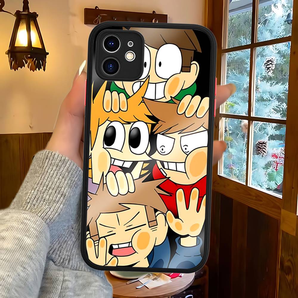 Cartoon Cute E-Eddsworlds For IPhone 16 15 14 Plus 13 12 11 Pro Max X XS MAX Translucent Matte Shockproof Cover iphone 12 pro
Cartoon Cute E-Eddsworlds For IPhone 16 15 14 Plus 13 12 11 Pro Max X XS MAX Translucent Matte Shockproof Cover iphone 12 pro