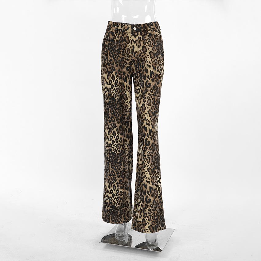 Retro Leopard Print Low Waist Long Pants for Women Fashion Casual 2026 New Female Streetwear Spring Summer Mujer Trousers S леопардовый
Retro Leopard Print Low Waist Long Pants for Women Fashion Casual 2026 New Female Streetwear Spring Summer Mujer Trousers S леопардовый