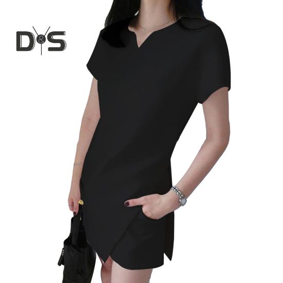 Женский летний комплект из двух частей, короткий рукав, нерегулярный разрез, нарядный топ и шорты, комплект для отдыха, подходящий костюм M чёрный
Женский летний комплект из двух частей, короткий рукав, нерегулярный разрез, нарядный топ и шорты, комплект для отдыха, подходящий костюм M чёрный