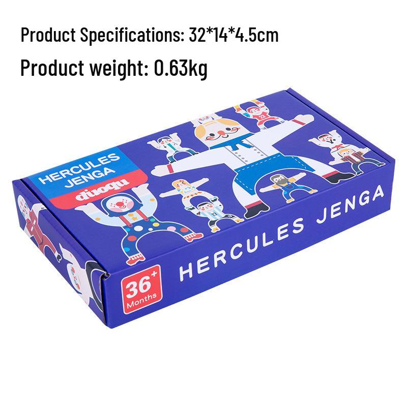 Strongman Stacking Blocks: Educational Balance Toy for Kids and Parents
Strongman Stacking Blocks: Educational Balance Toy for Kids and Parents