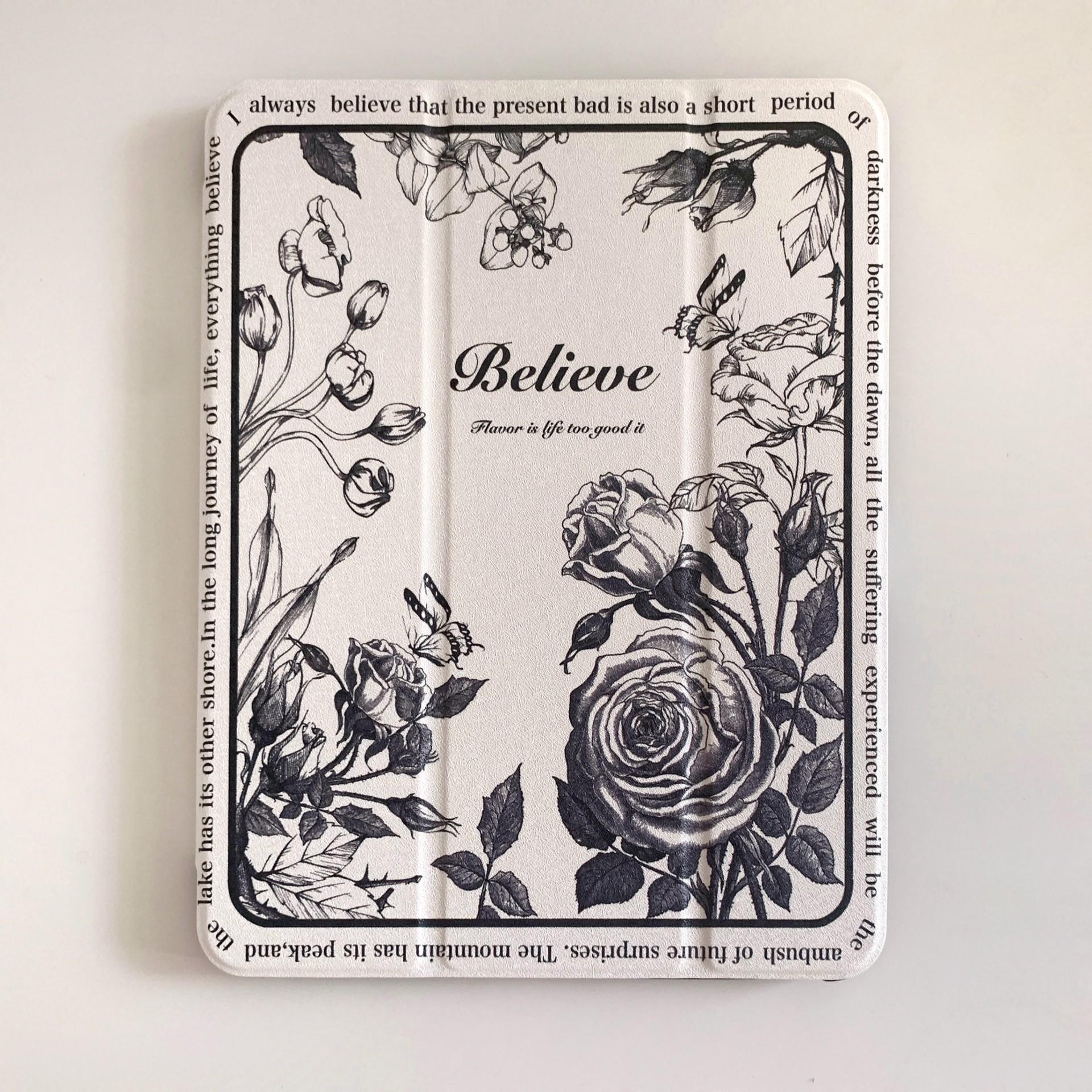 French Retro Floral Tri-Fold iPad Case for iPad Mini 6, Pro, Air 3 iPad mini 6/7 (8.3 inches)
French Retro Floral Tri-Fold iPad Case for iPad Mini 6, Pro, Air 3 iPad mini 6/7 (8.3 inches)