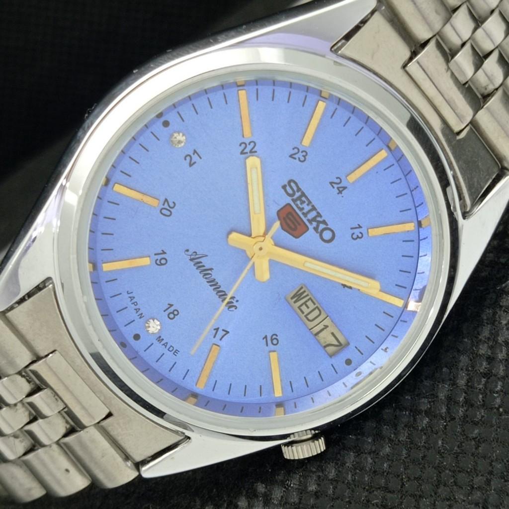REFURBISHED VINTAGE SEIKO 5 AUTO 7009A JAPAN MENS D/D BLUE WATCH 593a-a311212-9 SKU593a-a311212
REFURBISHED VINTAGE SEIKO 5 AUTO 7009A JAPAN MENS D/D BLUE WATCH 593a-a311212-9 SKU593a-a311212