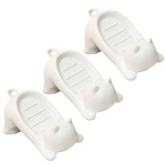 3/4 шт. Мыльница с дренажом Высокопрочная Многоцелевая Легко моющаяся Подставка для мыла Милая мыльница в виде кошки для душа ванной комнаты 3pcs
3/4 шт. Мыльница с дренажом Высокопрочная Многоцелевая Легко моющаяся Подставка для мыла Милая мыльница в виде кошки для душа ванной комнаты 3pcs