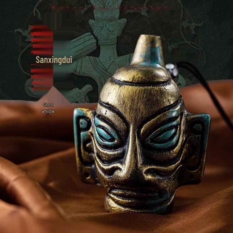 Sanxingdui Aztec Whistle Prank Toy - Cultural Creative Decompression Artifact & Internet Sensation. бронзовый
Sanxingdui Aztec Whistle Prank Toy - Cultural Creative Decompression Artifact & Internet Sensation. бронзовый