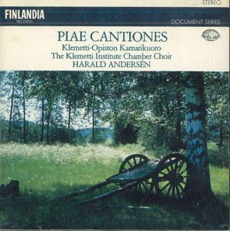 CD CLEMETTI CHAMBER CHOIR - Piae Cantiones-A collection of old K32Y247 KING Japan Classical Used
CD CLEMETTI CHAMBER CHOIR - Piae Cantiones-A collection of old K32Y247 KING Japan Classical Used