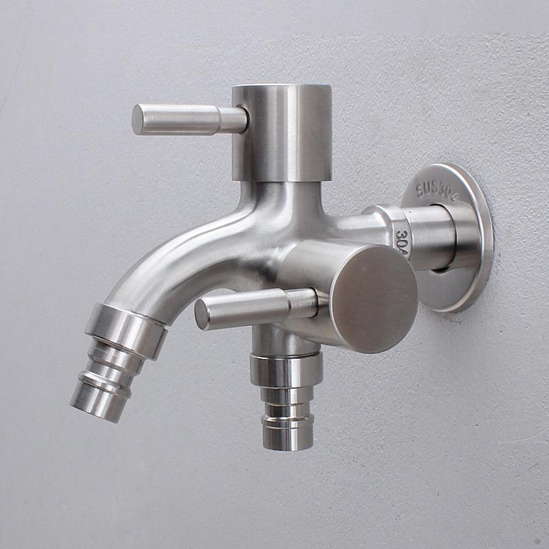 304 Stainless Steel Faucet One Into Two Out Multifunction Double-outlet Washing Machine Faucet Outdoor Garden Sink Pool Faucet
304 Stainless Steel Faucet One Into Two Out Multifunction Double-outlet Washing Machine Faucet Outdoor Garden Sink Pool Faucet