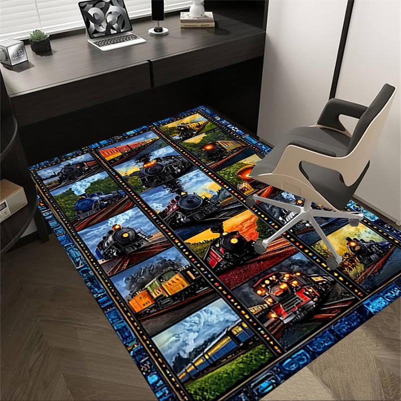 1PC Train Non-Slip Floor Carpet Compatible for Office&Living Room&Bedroom&Dining room - Soft & Pattern, Vibrant Colors-H0397 60cm by 90cm
1PC Train Non-Slip Floor Carpet Compatible for Office&Living Room&Bedroom&Dining room - Soft & Pattern, Vibrant Colors-H0397 60cm by 90cm