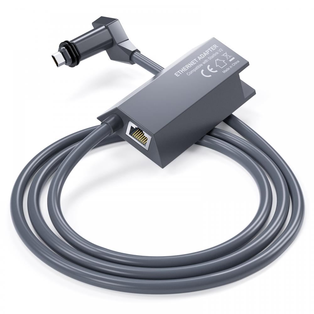 Адаптер Fonken Starlink Ethernet для Starlink Standard Actuated Gen 2 RJ45 Dish Female to Router Male Adapter Швидке та стабільне мережеве підключення сірий
Адаптер Fonken Starlink Ethernet для Starlink Standard Actuated Gen 2 RJ45 Dish Female to Router Male Adapter Швидке та стабільне мережеве підключення сірий