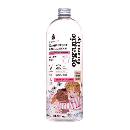 Natural liquid concentrate PILLOW FLIGHT for washing colored and white clothes without fragrance Purenn Organic Family 1 l
Natural liquid concentrate PILLOW FLIGHT for washing colored and white clothes without fragrance Purenn Organic Family 1 l